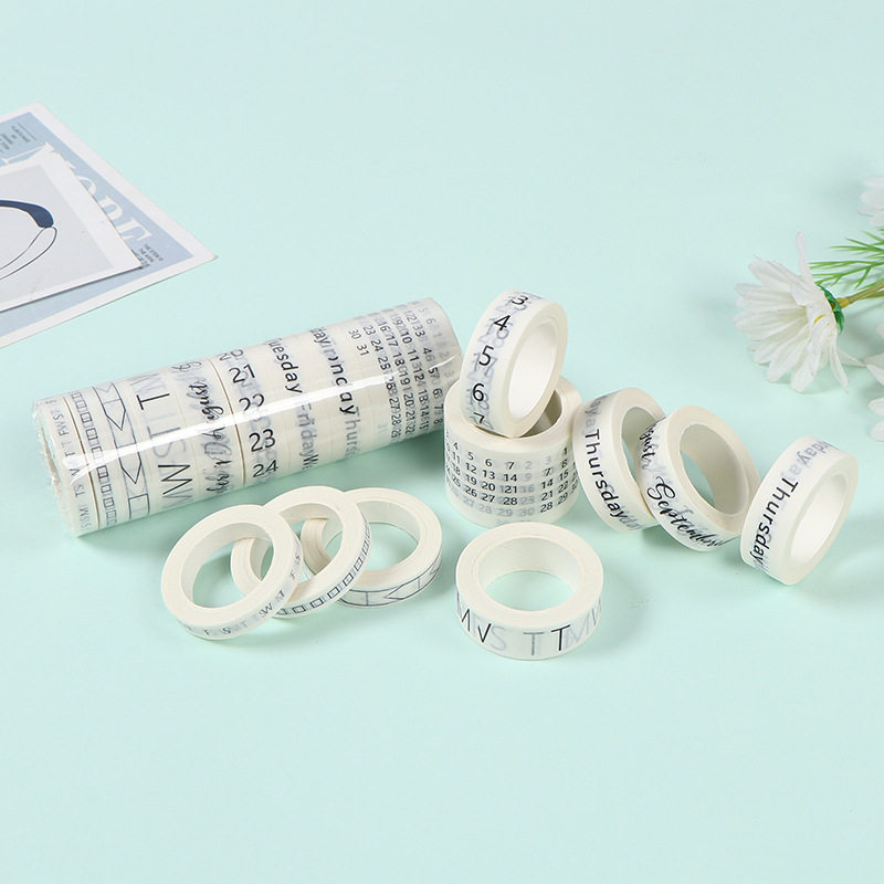 Hand account tape custom animation cartoon decoration material color and paper tape hand tear sticker tape hand account tape