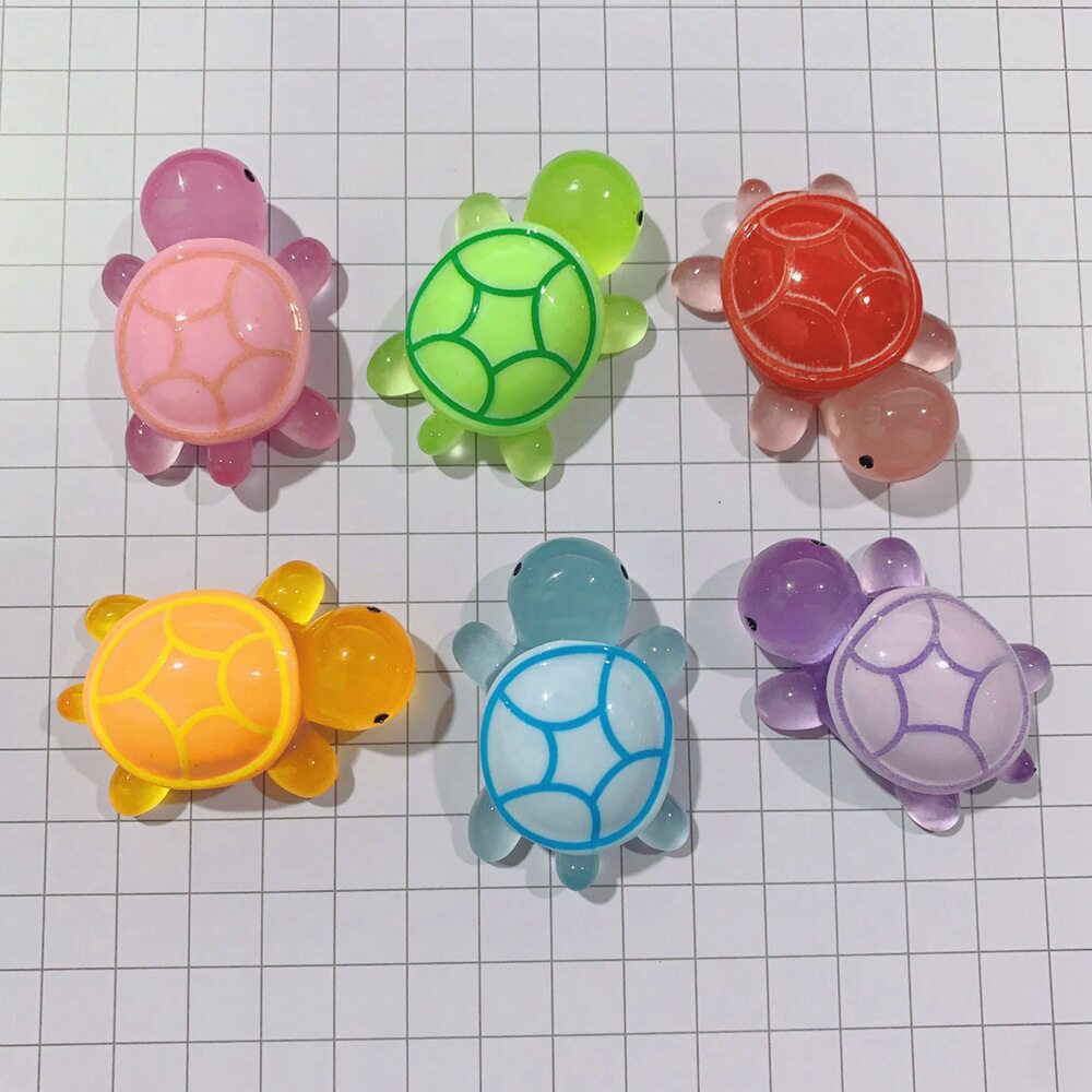 Black Tortoise Resin Accessories Hole Shoes Shoe Buckle Phone Case DIY Car ABS Plastic Tortoise Accessories