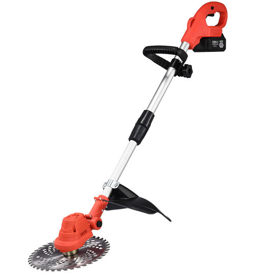 Lithium-Ion Lawn Mower, Small Household Lawn Mower, Land Reclamation and Weeding Artifact, Agricultural and Forestry Greening Pruning, High-Power Brush Cutter