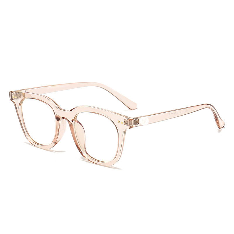 Flat Glasses Frame Decoration TR90 Ultra Light Fashion Korean Style Generous Unisex Full Frame Classic Retro Blue Light