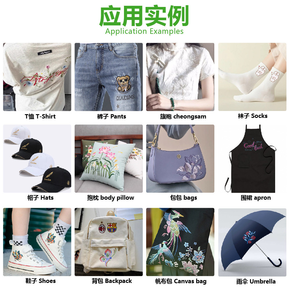 Hongtu Four-Head Dtf-Uv Imitation Embroidery Printer for Canvas Bag Printing, Stereo 3D Crystal Label Machine, No Powder Shaking Required