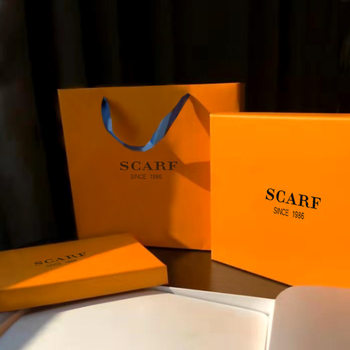 Scarf, Silk Scarf, Gift Box, Empty Box, Packaging Paper Box, Lid and Base Box, Ready Stock, Manufacturer Wholesale, Rectangular Box, Gift