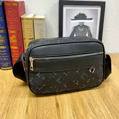 Cross-border Men's Shoulder Bag Women's Shoulder Bag Casual All-match Waterproof Wear-resistant Small Square Bag with Logo Letters