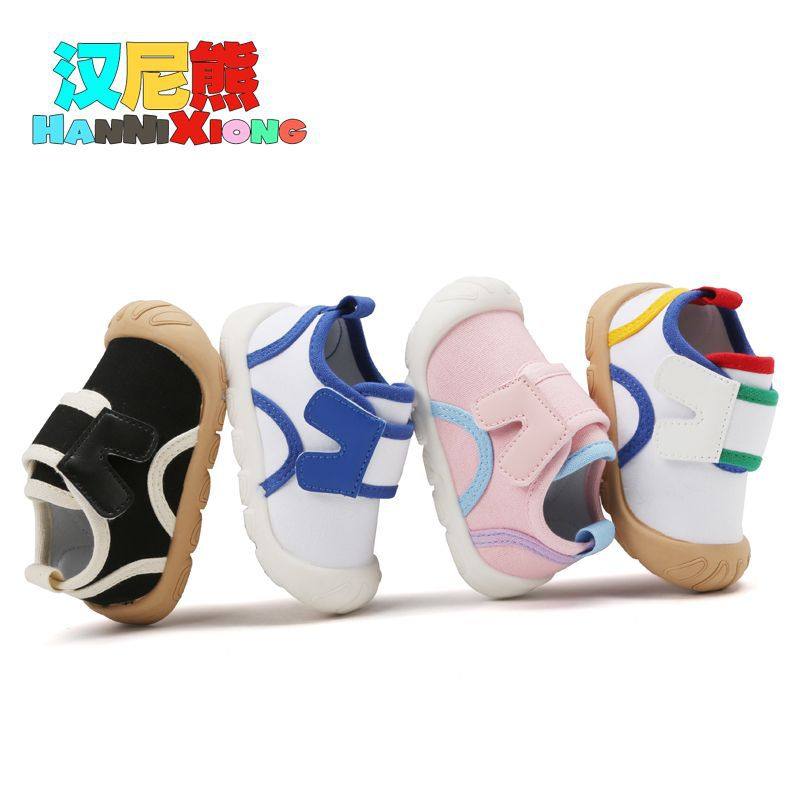 Spring and Autum Baby Toddler Shoes 0-1 to 3 Years Old Boys and Girls Soft-Soled Breathable Infant Non-Slip Cloth Shoes That Do Not Fall Off