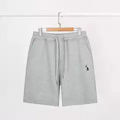 POLO Men's Summer Horse Logo Cotton Shorts 3-Inch Inseam Casual Loose-Fit Quick-Dry Lounge Pants for Vacation & Sports
