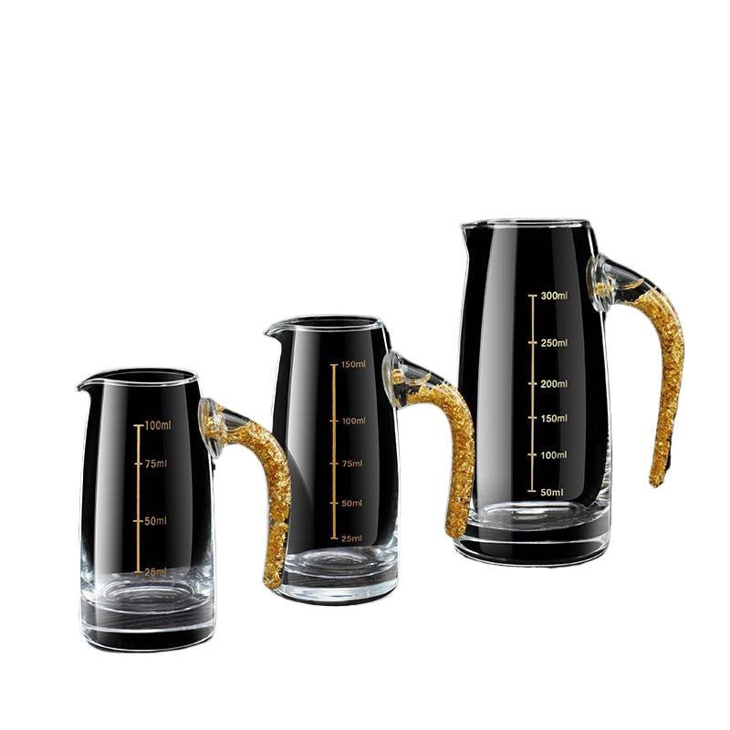 Glass Liquor Dispenser Household Small Wine Bottle Glass Wine Bottle Scale Glass Wine Bottle Red Wine Wine Decanter