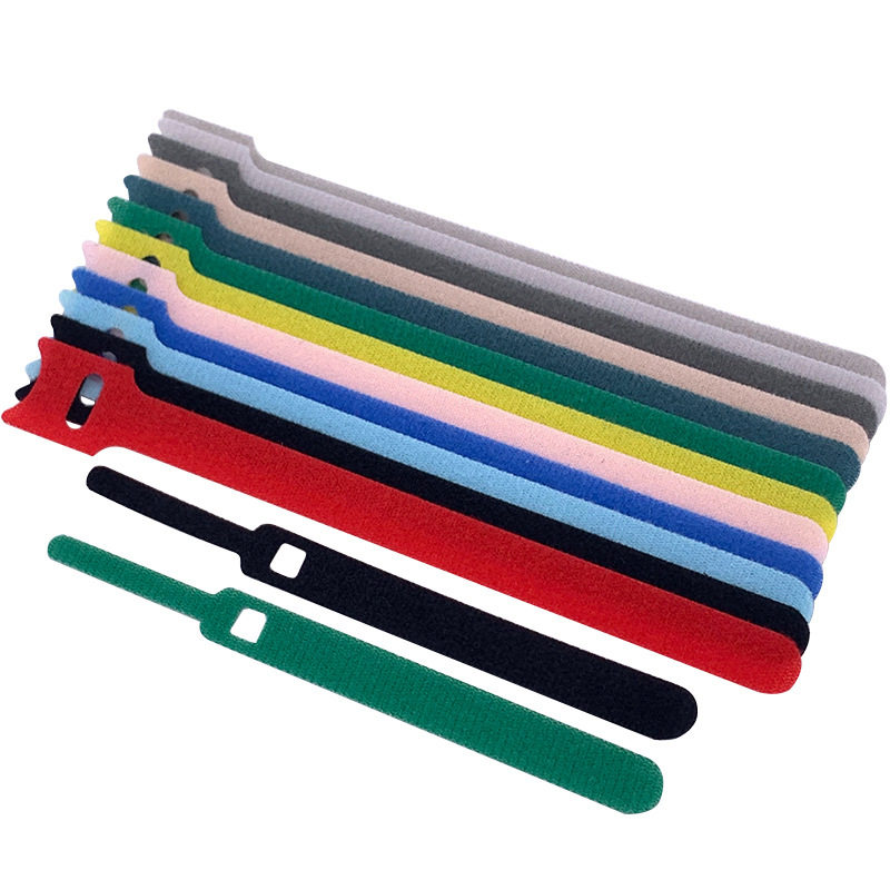 Factory Direct sales T-type back-to-back Velcro cable cable cable cable cable management tape self-adhesive Velcro wholesale