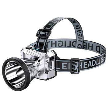 New smart sensor headlamp outdoor portable LED night fishing highlight lighting head-mounted rechargeable headlamp
