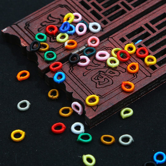 diy handmade jewelry accessories woven nylon coil jewelry accessories color round winding small coil coil buckle