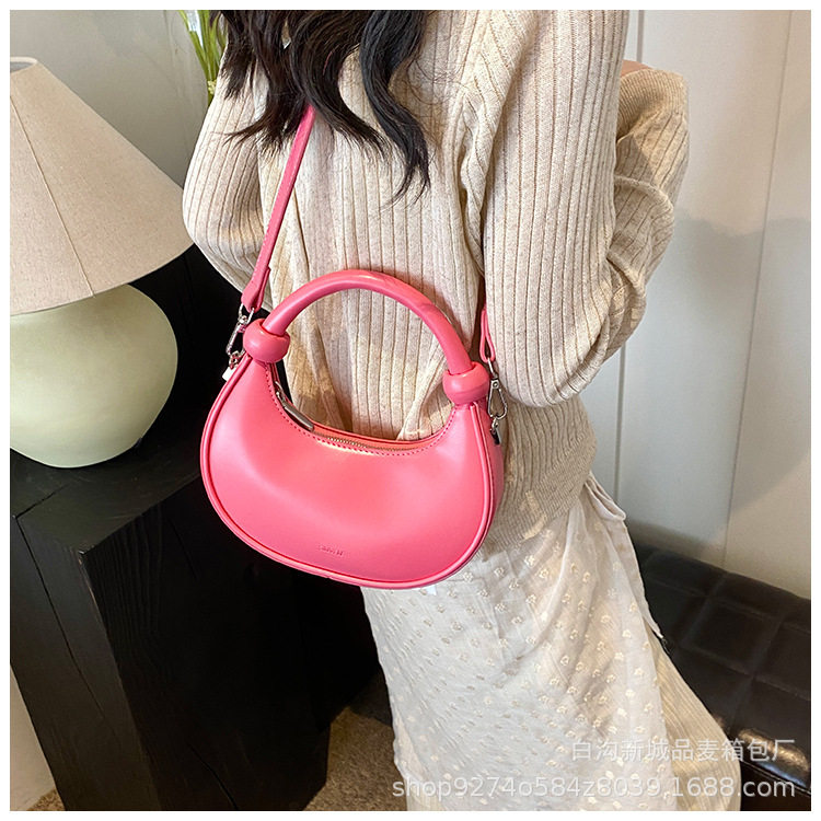 French Niche Elegant Handheld Small Bag Women's Bag New Trendy Fashion Shoulder Bag Foreign Style Crossbody Dumpling Bag 23 O1CN01cH6IR52HKyDP9fnzz !!2215913929133 0 cib