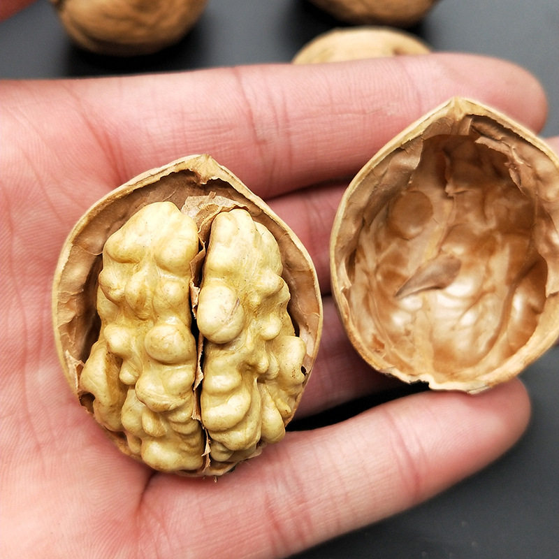 New Xinjiang Paper-Skinned Walnuts Wholesale Aksu Raw Walnuts 185 Walnuts Xinjiang Specialty Original Thin-Skinned Walnuts