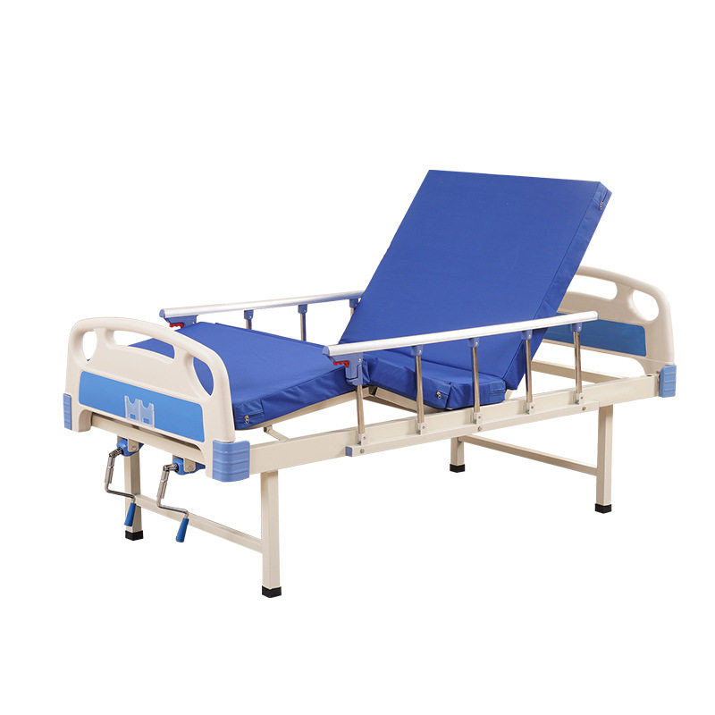 Manual Single and Double Nursing Beds, Hospital Medical Adjustable Beds, Special Hospital Beds for Elderly Paralyzed Patients