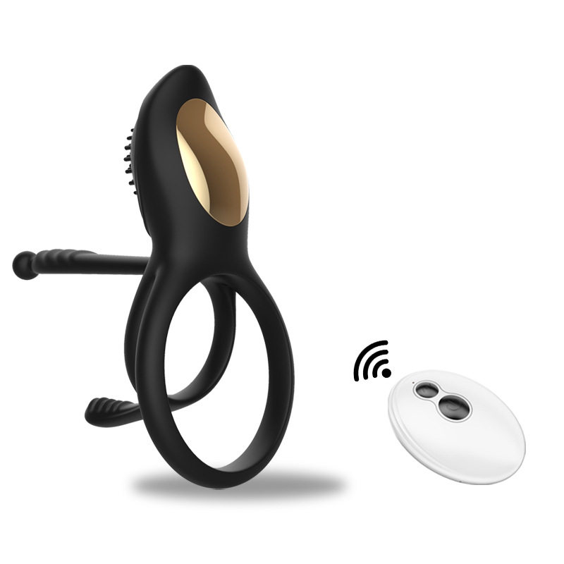 garter waist belt Vibrating Cock Ring With App Control | 10 Vibration Modes, Dual Rings, IPX6  Waterproof main image 0
