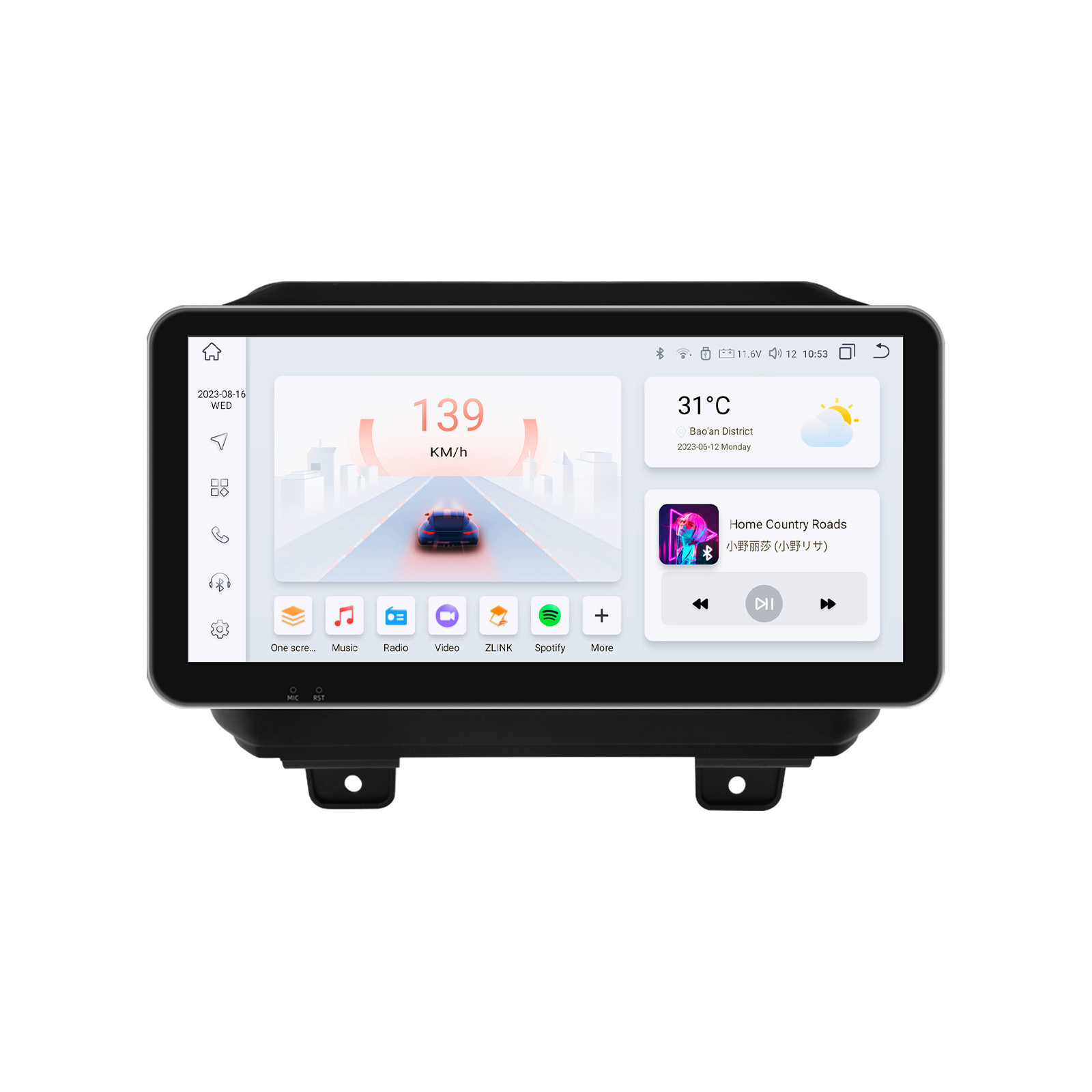 Cross-border is suitable for car Android navigation 18-21 Jeep Wrangler central control navigator all-in-one mp5