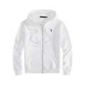 Plastic zipper white-sapphire blue label