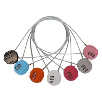 Motorcycle helmet lock anti-theft code lock lengthened wire rope electric car lock mountain bike code padlock