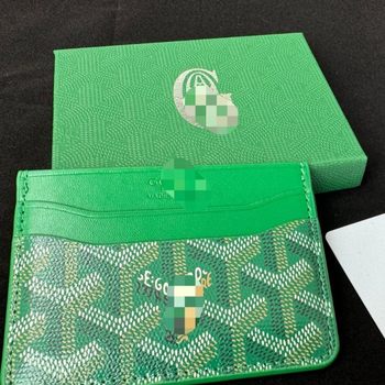 Factory direct batch card bag ID bag storage bag 5 card double-sided can be equipped with packaging leather tide brand dog tooth card set