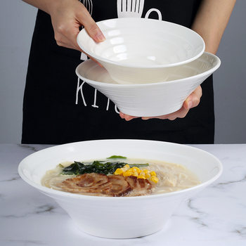 Ceramic Ramen Bowl, Large Noodle Bowl, Soup Bowl, Japanese Noodle Bowl, Household Large Noodle Bucket Hat, Soup Noodle Bowl, Japanese Tableware