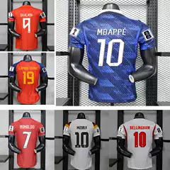 26-27 World Cup Jersey Player Version Spain Argentina Messi Portugal Ronaldo Brazil France Football Uniform