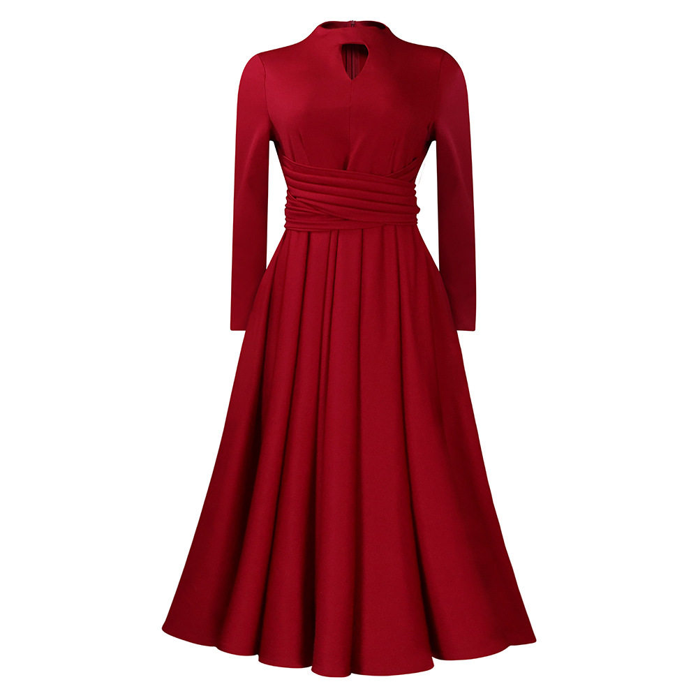 Plus Size African Style Dress Elegant Ruffled Design Flowy A Line Silhouette Fashionable for Casual Occasions