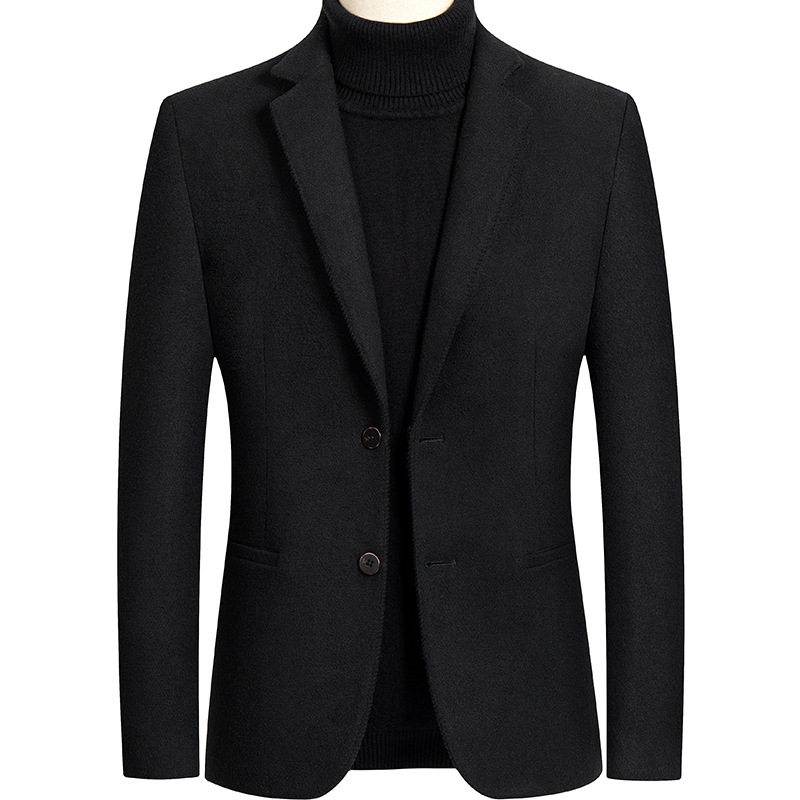 Mens Wool Blazer Jacket Business Casual Style Available in Gray Black Burgundy Navy Wholesale Sizes M to XXXL