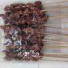 200 Skewers of Pork Lung for Spicy Hot Pot, Oden, Barbecue, Fried Tripe Skewers, Semi-Finished Commercial Barbecue Ingredients