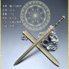 Ancient Cold Weapon Ornaments Yue Wang Sword 22cm Yue Wang Goujian Sword Optimized Metal Weapon Model Collectible Pendant