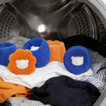 Sponge Laundry Ball, Clothing Anti-Tangle Lint Ball, Washing Machine Cleaning Ball, Magic Decontamination Cleaning Ball, Washing Ball