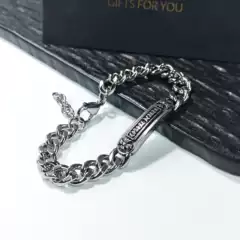 Accessories New Fashion Titanium Steel Bracelet Fashionable and Trendy Stainless Steel Jewelry Trendy Men's Accessories