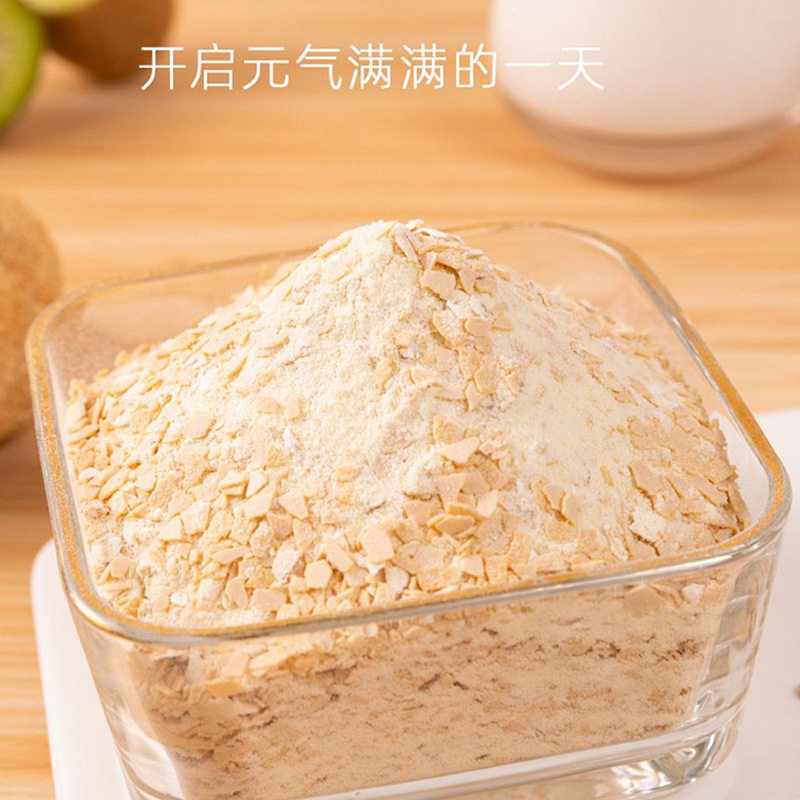 Source manufacturers wholesale Hericium erinaceus milk oatmeal 500g nutritious breakfast meal replacement powder to drink milk oatmeal replacement