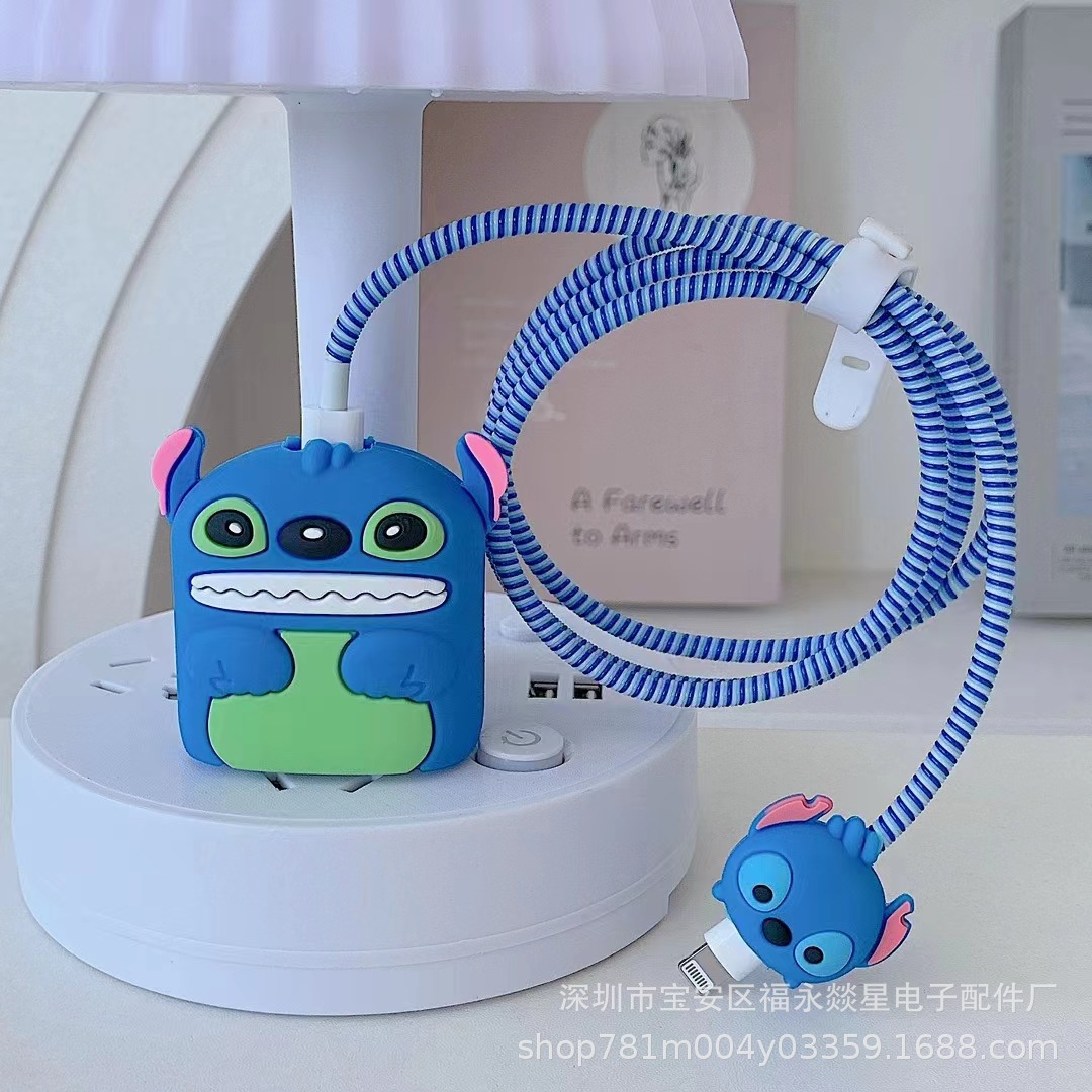 数据线保护套适用苹果充电器保护套芭芘充电头保护套充电线保护套