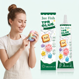 Клей JUE FISH TPR, клей для офисных переплетов и склейки, принадлежности для настольных компьютеров, ручная склейка