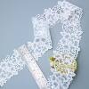 New Organza Embroider Wavy Milk Silk Lace Beads Cut Out Water-Soluble Beads Lace Children's Clothing Accessories