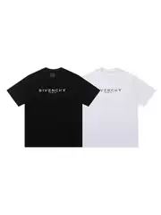25 New Logo Spot Destruction Printing 260g Fabric Men and Women Same Style Fashionable Versatile Casual Short-Sleeved t