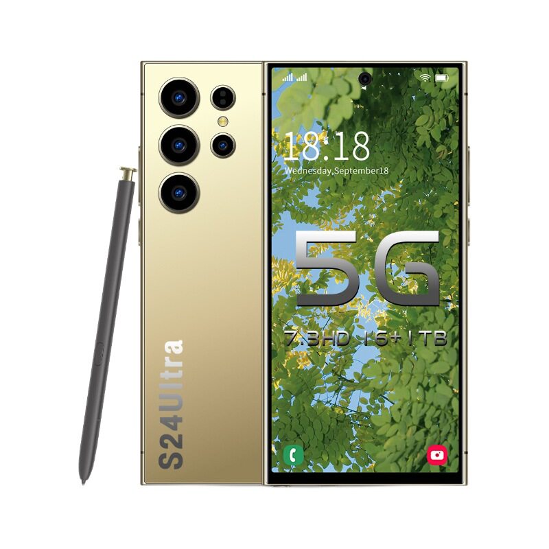 跨境定制智能手机S24 Ultra安卓7.3inch外贸手机源头工厂(劲爆款)