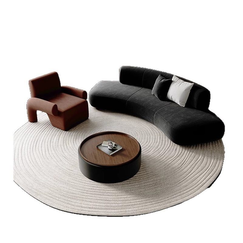 厂家定制现代风弧形沙发民宿酒店洽谈沙发服装店办公室会客厅沙发