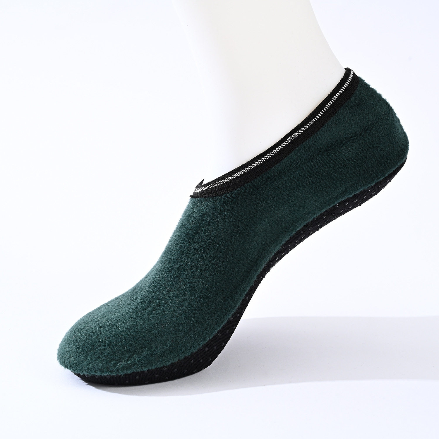 秋冬加绒加厚地板袜女士纯色不倒绒成人儿童防滑地毯袜套厂家批发