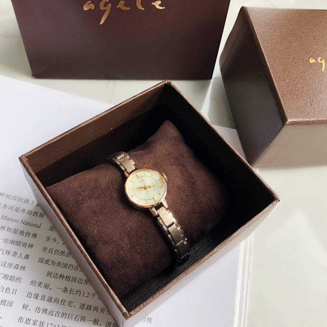Vintage Light Luxury Niche Wheat Ear Quartz Watch Ladies