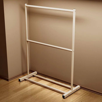 Clothes Hanger Floor-Standing Home Balcony Indoor Simple Clothes Drying Rod Mobile Clothes Hanger Student Dormitory Clothes Drying Rack