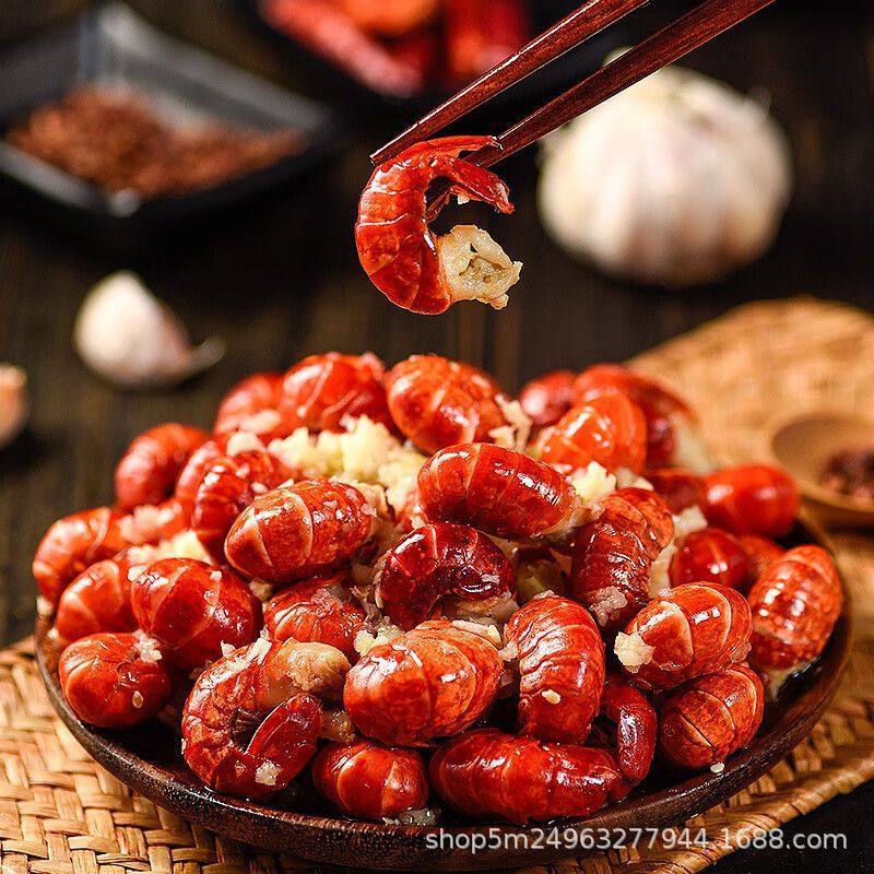 Li Wu Factory Spicy Crawfish Tails Ready-To-Eat Anjing Xiaochu Seasoned Shrimp Tails Headless Crawfish No Shipping Included