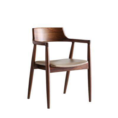 北欧实木莫比恩餐桌长方形家用简约白蜡木桌子原木风会议桌椅组合