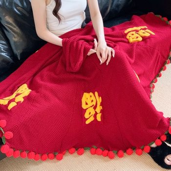 Finished Rose Bouquet, Blessing Blanket, Hand-Knitted Blanket, Wedding Gift for Friends and Besties, Engagement Gift Manufacturer