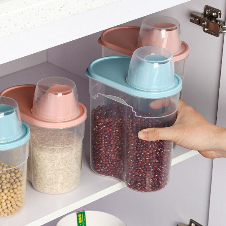 Refrigerator Side Door Grain Storage Box Cereal Cereal Candy Milk Powder Coffee Sealed Storage Jar Condiment Sealed Jar