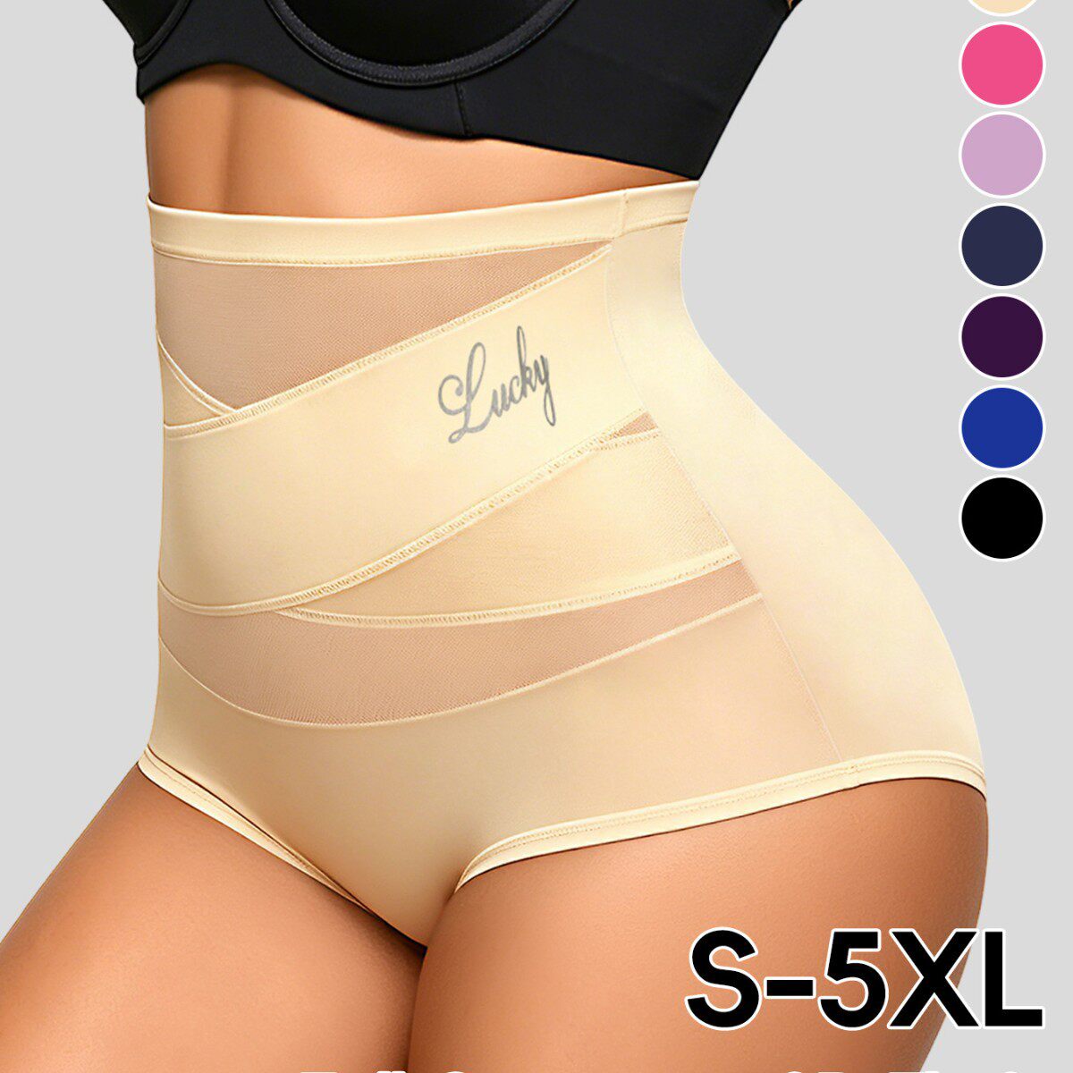cross-border European and American high-waisted seamless und...