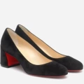 Black suede 5.5cm