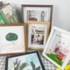 Picture Frame Stereo Hollow Wooden Photo Frame Table Creative Ornaments Home Decoration Photo Frame Multi-Color Dried Flower Photo Frame