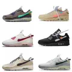 Putian Shoes Max90 Air Cushion Shoes Couple's Joint Retro sneaker Mesh Breathable Men's and Women's Casual Running Shoes