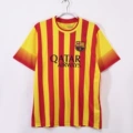 2013-14 season barcelona away game yellow