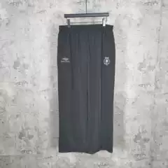 Correct Version High-Quality B Brand 26Ss New Manchester United Collaboration Logo Embroidered Sports Pants Wide-Leg Pants Treasure