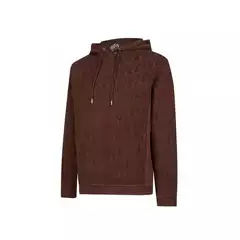 Velvet Dark Pattern Jacquard Thickened Men's Hooded Hoodie Men's Hoody